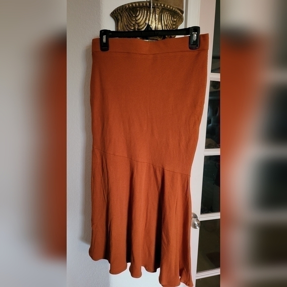 Culture Code High Waist Midi Fishtail Boho Skirt Size Medium - Picture 4 of 6